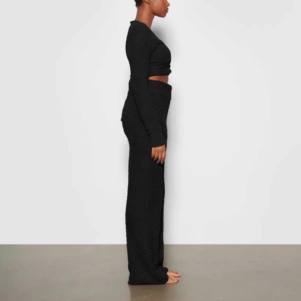 SKIMS Cozy Knit Black Pull-On Pants: Size L/XL. NWT. - Picture 4 of 5